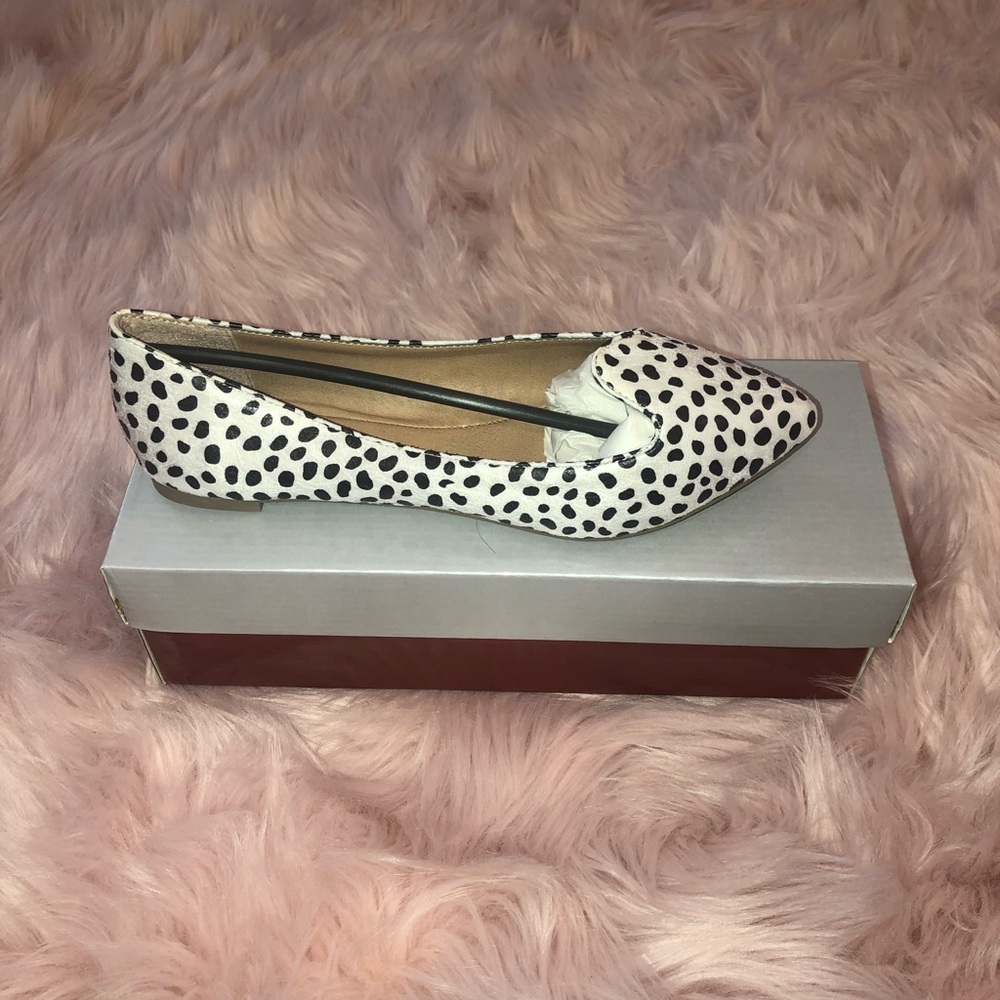 Dalmatian Print Flats